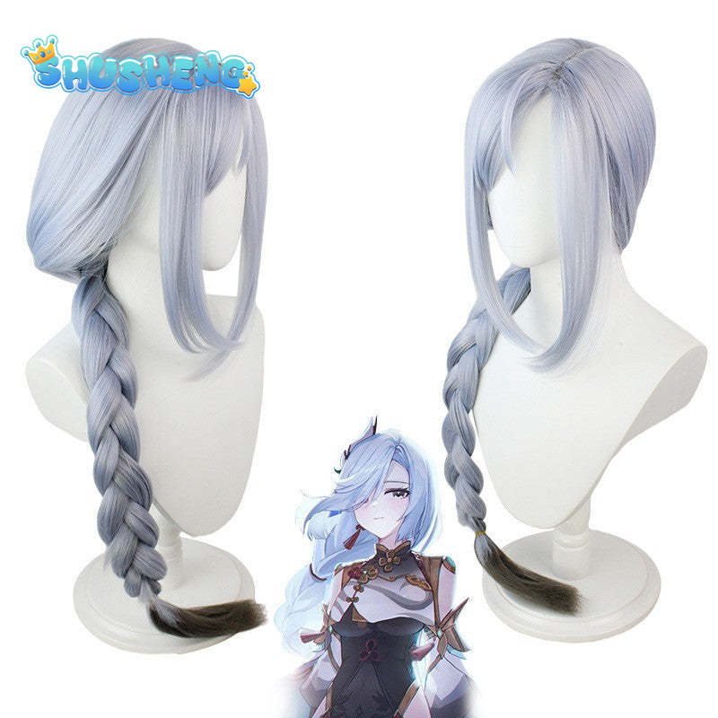 Shenhe Cosplay Costume Shen he Genshin Impact Lantern Rite Wig shoes Anime Halloween Costumes Women Outfit