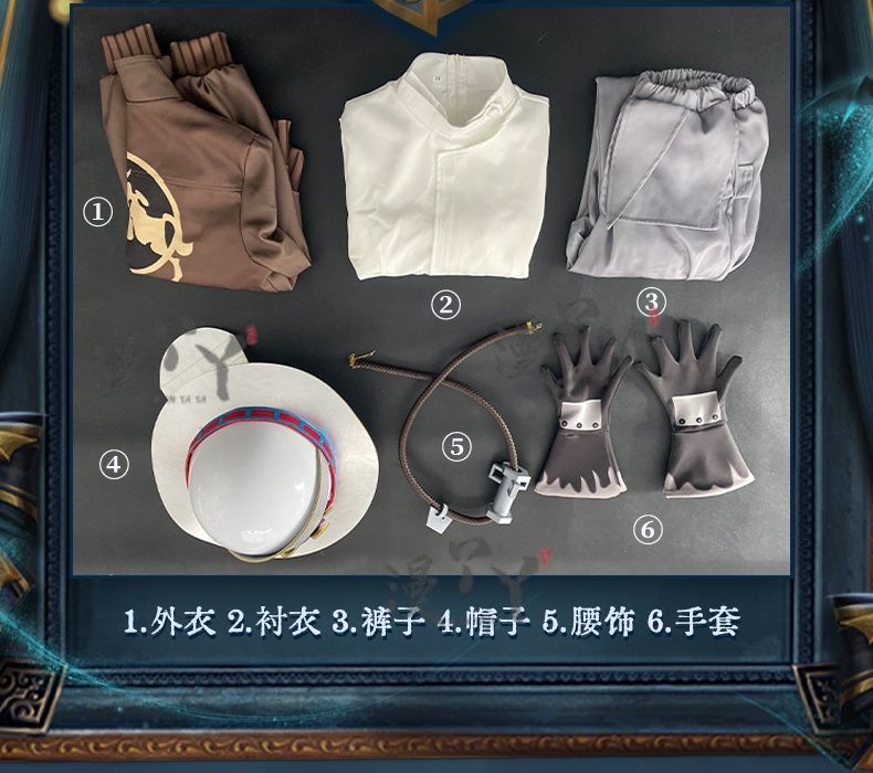 Game Identity V Prospector Norton Campbell Cosplay Costume Red Party Suit Halloween Carnival Uniforms Custom Made