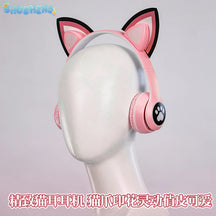 Game Lucky Chloe Cosplay Costume Headphone Tail Roleplay Fantasia Pink Outfits Halloween Carnival Party Clothes For Woman Girls