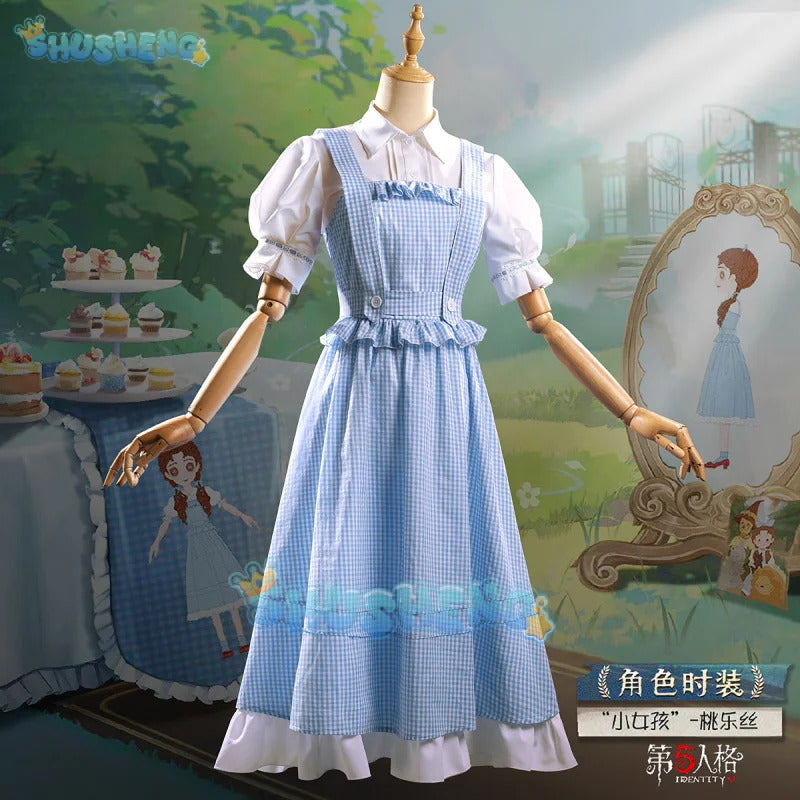 Game Identity V Little Girl Dorothy Dress Cosplay Costume For Women Cute Picnic Dorothy Uniform Hallween Carnival Shusheng