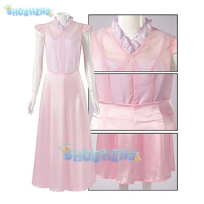 Glinda wicked cosplay costume disguise for adult women pink dress CTX female dresses fantasy outfit Halloween carnival suit