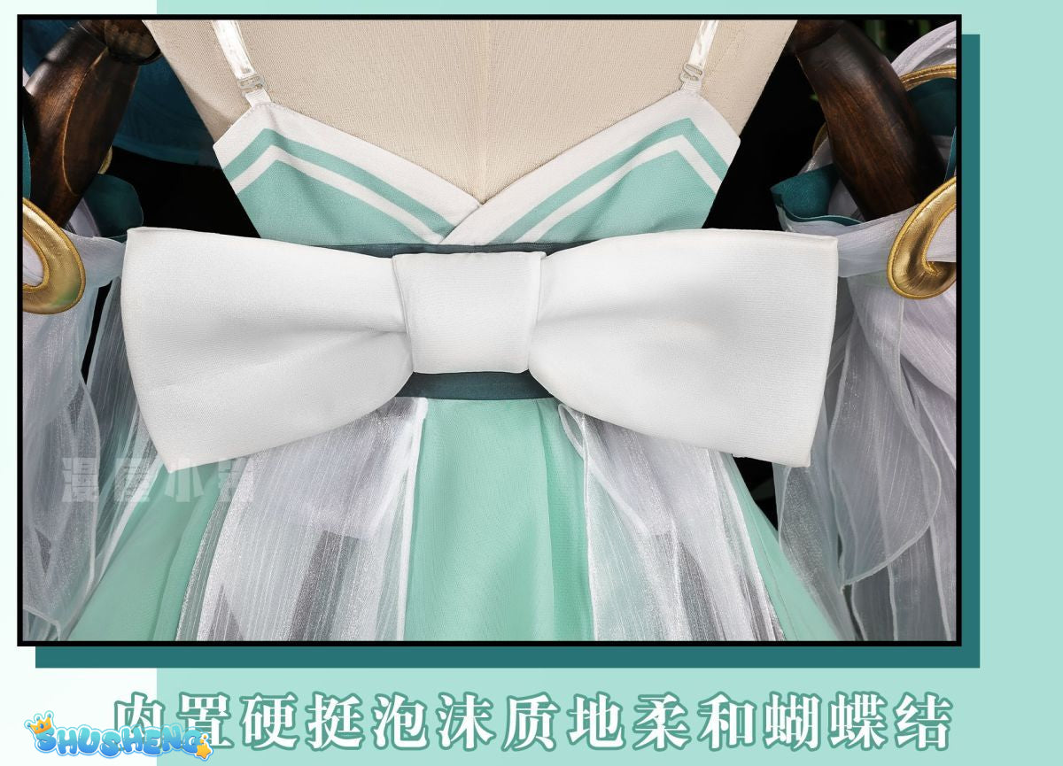 Honor of Kings Xiao Qiao Cosplay Costume Green Snake Skin Uniform Suit Dress Halloween Party Outfit Role Play for Adult Girls