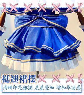 Manaka Laala Cosplay Anime Pripara Costume Shawl socks gloves waistband accessories Sweet dress Halloween party Lolita uniform