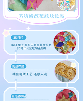 Shusheng-R Anime Aikatsu! Hoshimiya Ichigo Lolita Dress Cosplay Costume S-XXL