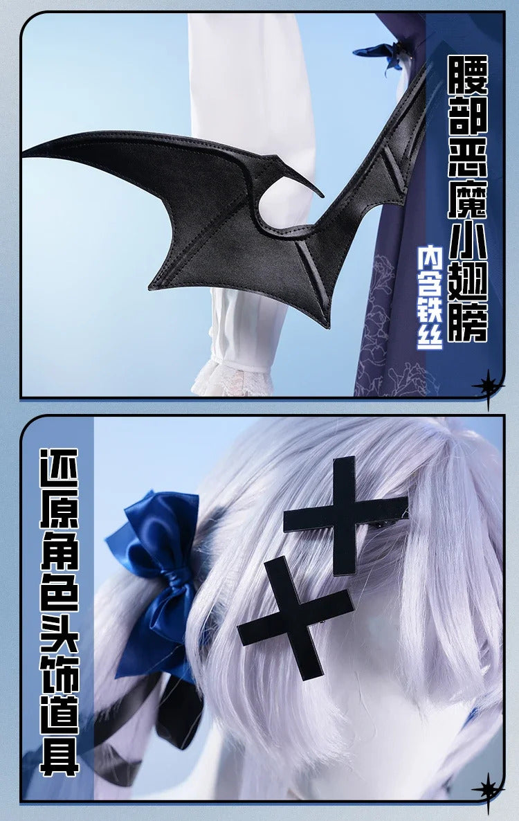 Vtuber Higashi Yukihasu Cosplay Costume Uniform Halloween Carnival Party Christmas Play Role Clothes Clothing for Women