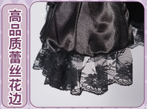 Akemi Homura Black Dress Anime Puella Magi Madoka Magica Cosplay Costume Lolita Dress Party Suit Halloween Uniform
