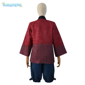 Anime DAN DA DAN Hashaka Baba Cosplay Highway Baba Costume Halloween Party New Coat Pants Set Men Women Casual Uniform S-XXL