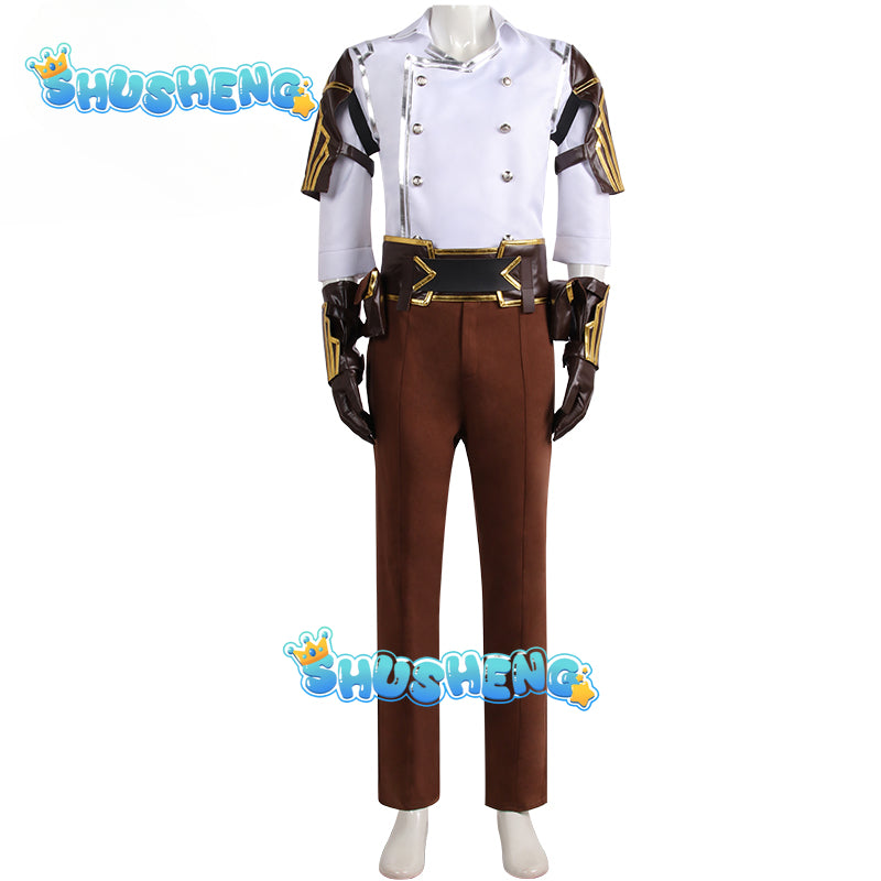LoL Arcane Jayce Cosplay Costume The Defender Of Tomorrow Uniform Outfits Halloween Carnival Suit For Man