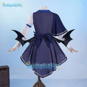 Vtuber Higashi Yukihasu Cosplay Costume Uniform Halloween Carnival Party Christmas Play Role Clothes Clothing for Women