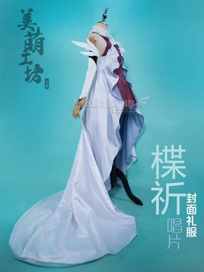 Anime Guilty Crown Inori Yuzuriha Cosplay Costume Women's new elegant Halloween party dress wig accessories props uniform set