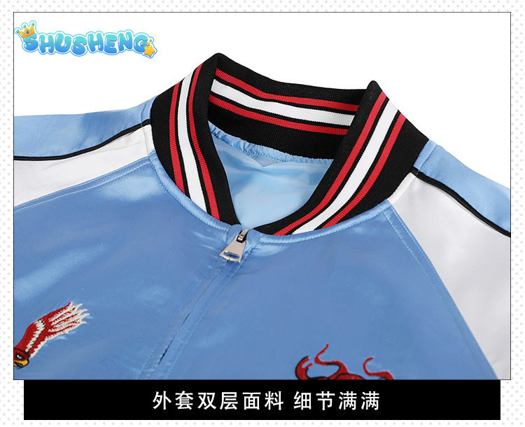 Blue Jordan Li Cosplay Coat Gen V Season 1 Cosplay Costume Halloween Comic Con Fancy Dress