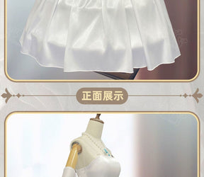 Takanashi Rikka Cosplay Anime Love, Chunibyo & Other Delusions Costume Gorgeous Wedding Dress and Accessories Halloween uniform