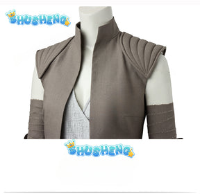 Rey Cosplay Pants Top Belt Fantasia Female Outfit Women Halloween Messenger Bag Movie Space Battle Fantasy Disguise Costume