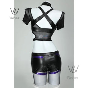 Game Tekken 8 Ling Reina  Cosplay Fantasia Costume Disguise for Adult Women Tops Shorts Outfits Halloween Carnival Party Clothes