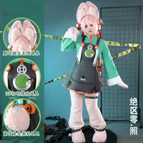 Shusheng-R Zenless Zone Zero Zhao Cosplay Costume Halloween Party Uniform Accessories Props Shoes Gloves Tail Complete Set