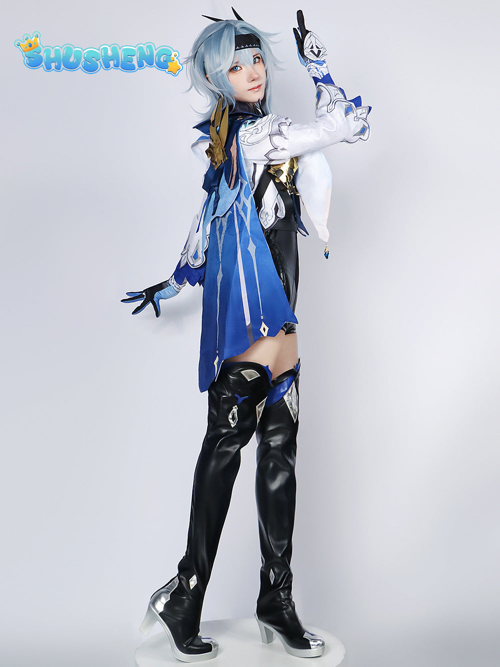 Genshin Impact Eula Cosplay Costume Adult Carnival Uniform Anime Halloween Costumes Women Game