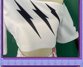 YouTuber VTuber Mococo Abyssgard Cosplay Costume Party Suit Top Skirts Halloween Uniform Anime Clothing Custom Made Shoes