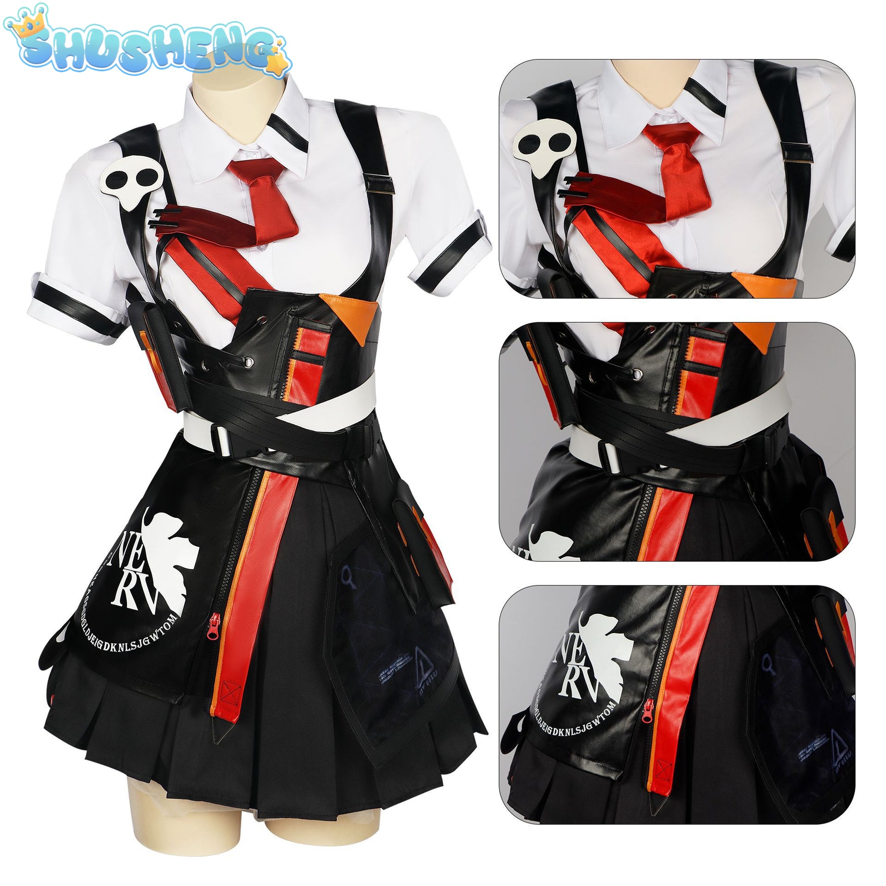 Asuka Cosplay Costume Game EVA Cosplay Clothing Anime Asuka Langley Soryu Game Costume Suits Women disfraz mujer