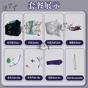 Lazulight Finana Elira Pomu Cosplay Costumes Vtuber Cosplay Dress Anime Clothing Halloween Party Uniforms