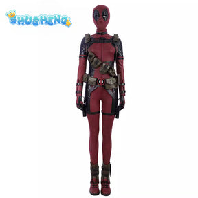 Cosplay Superhero Deadpool Women Jumpsuit Wolverine Printed Halloween Zenti James Howlett Party Bodysuit Cosplay Costume