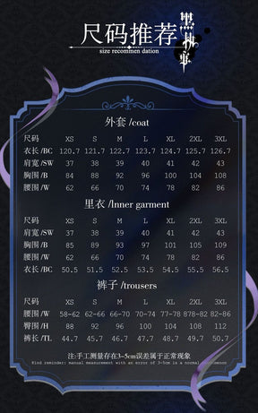 Black Butler Ciel Phantomhive Cosplay Costume Elegant Victorian Gothic Devil Uniform for Anime Conventions Carnival Theme Partie