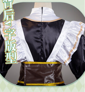 Game Identity V Gardener Emma Woods Steampunk Maid Cosplay Costume Maid Dress For Girls Halloween Costume