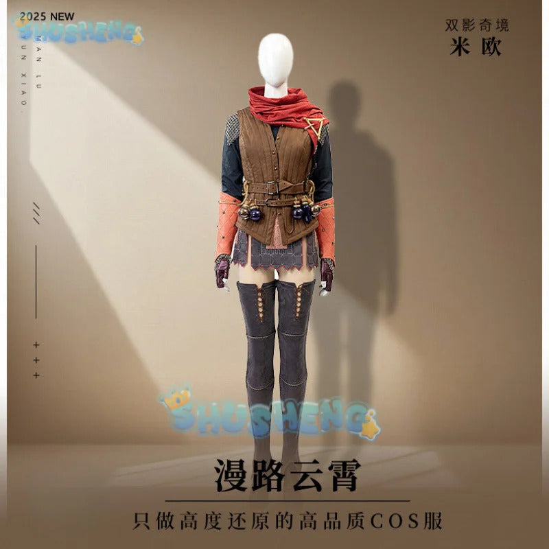 Split Fiction Mio Hudson Cosplay Costume Uniform Halloween Carnival Party Christmas Play Role Clothes Clothing for Women