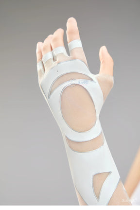 Invisible Woman Susan Storm Richards Cosplay Rivals Costume Halloween Party Women Fantasy Wedding Dress Gloves Socks Sexy Set