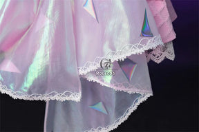 Shusheng-N Game LOL Prestige Crystal Rose Lux Cosplay Costume Game LOL Lux Cosplay Outfit Halloween Women Suit New Skin