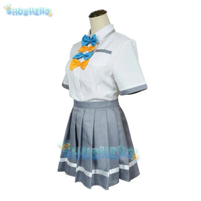 Anime Makeine Too Many Losing Heroines Anna Yanami Cosplay Costume Chika Komari JK Skirt Lemon Yakishio Halloween for Women