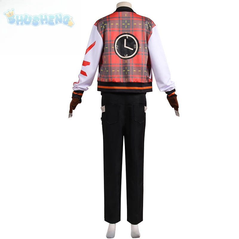 Game Guilty Gear cosplay Axl Low costumes coat, shirt, belt, pants Halloween party fashion uniform woman man Axl Low set XS-XXL