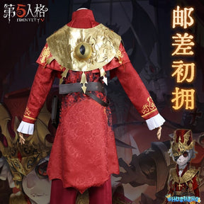 Anime Identity V Victor Grantz Postman Initial Skin Gorgeous Uniform Cosplay Costume Halloween Party Outfit