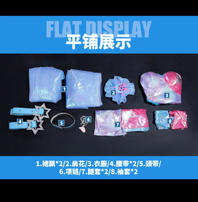 Game Cosplay Series:New skin！Luna Snow・Disco Pop Cosplay high quality Costume full set Carnival party costumes Shusheng