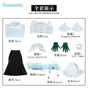 Game reverse 1999 Anjo Nala Nala Hari cosplay costume dress uniform full sets Halloween party role play suits outfits for women