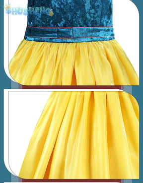New Movies of 2025 Snow White cosplay Costume Adult and Child Sizes Fairy Tale Sweet Princess Dress Halloween Ball Woman Uniform