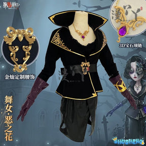 IdentityⅤFemale Dancer Margaretha Zelle Cosplay Costume Sexy Women Uniform Halloween Party Role Play Outfit