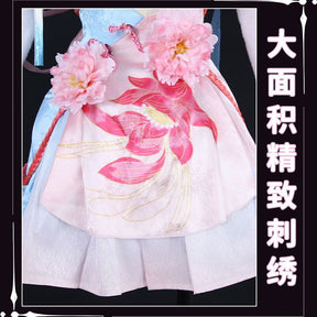 Anime Game Naraka: Bladepoint Feria Shen Cosplay Costume Chinese Style Hanfu Dress Winter Skirt Woman Sexy Kawaii Party Suit