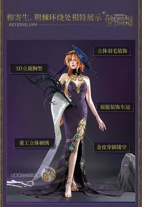 Shusheng-R Game Reverse:1999 Cosplay Druvis III Costume Halloween Carnival New Dress Gloves Props Wig Accessories Set Sexy Women's Uniform