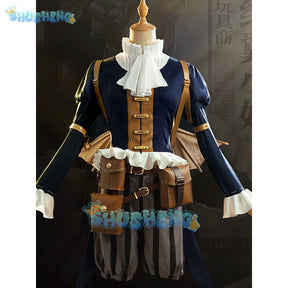 Anne Lester Toyman Zang Cosplay Costume Game Identity V Role Play Toy Merchant Women Men Halloween Party Comic-con Suit Full Set