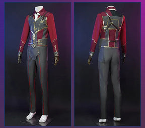 IN STOCK Silco Arcane Cosplay Arcane：League of Legends Silco costume Carnival Party Men Women Uniform Accessories Prop Set
