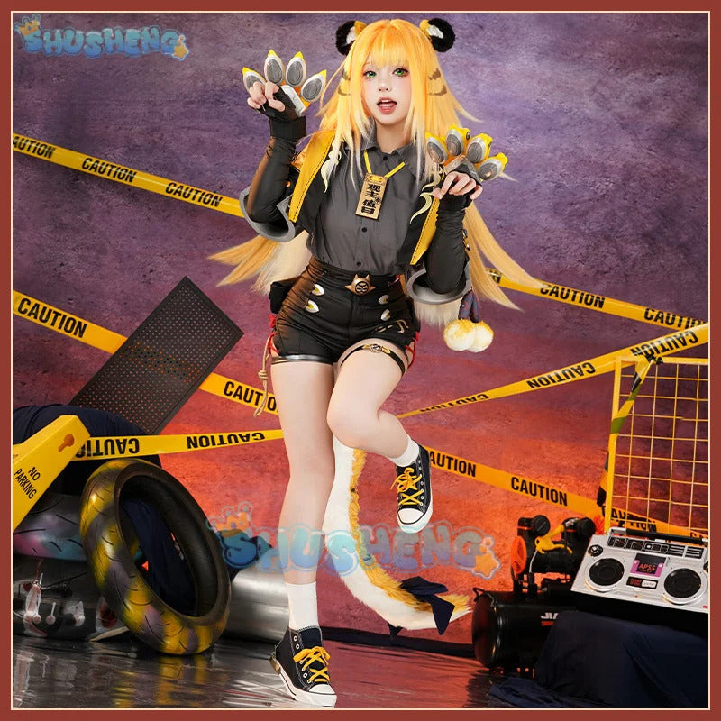 Zenless Zone Zero Ju Fufu Cosplay Costume Uniform Halloween Carnival Party Christmas Play Role Clothes Clothing for Women