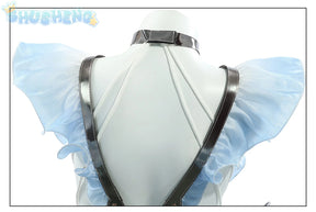 Shusheng Wuthering Waves The Shorekeeper Cosplay Costume Dress Uniform Veil Black Shores Halloween Party for Women Girls Props