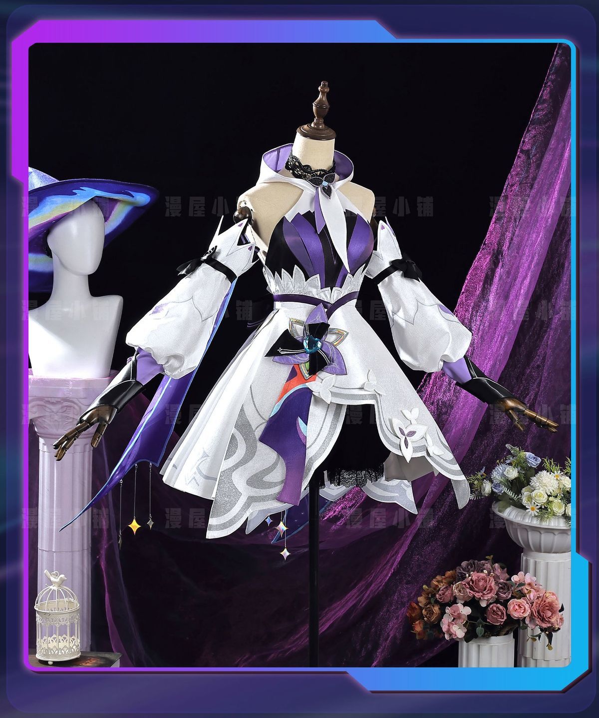 Xiao Qiao Costumes Witch Set Game Honor of Kings Cosplay Full Suits Halloween Costumes for Adults Anime Fancy Party Dress