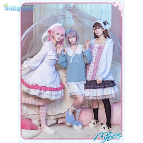 Taki Shiina Anon Chihaya Takamatsu Tomori Bang Dream!Cosplay Costume Halloween sleepwear party dress socks accessories prop set
