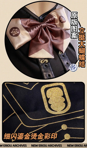 Zenless Zone Zero Sweety Cosplay Costume Cheongsam Uniform Headwear Sunglasses Yum Cha Sin Halloween Party for Women Girls