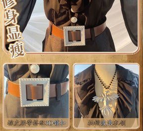 Game Identity Ⅴ Norton Campbell Prospector Cosplay Costume Hat glasse jewelr props Halloween party handsome uniform complete set
