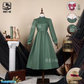 Anime Howl Cosplay Costume Sophie Dresses Hatter Costume Long Dress Apron Women Halloween Costume
