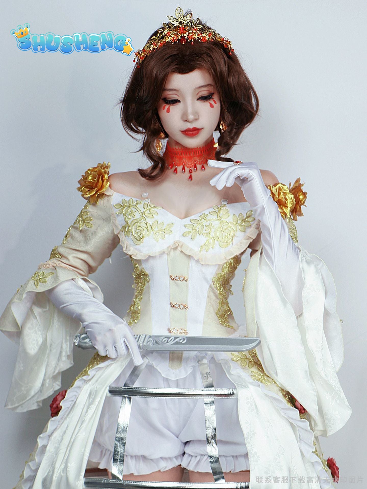 Bloody Queen Mary Game Identity V Bloody Queen Mary Costumes Halloween Party Anime Cosplay Suits