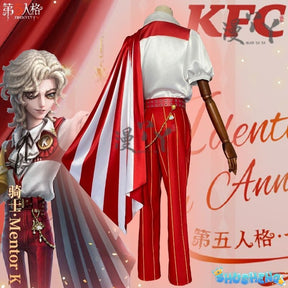 Game Identity V Knights Richard Sterling Cosplay Costume Fancy Anime Clothing Party Suit Halloween Carnival Uniforms Handsome
