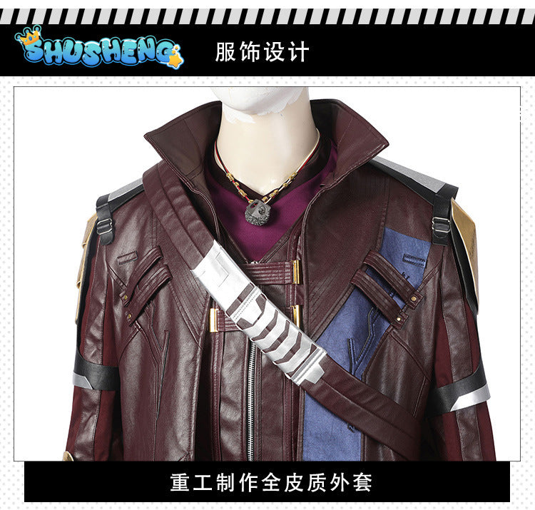 Star Lord Cosplay Costume Thor 4 Love and Thunder Star Lord Peter Quill Leather Outfits Mens Halloween Carnival Suit